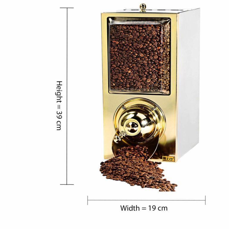 Dispensador de granos de café para el almacenamiento inteligente de granos de café